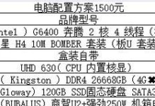 电脑组装配置清单表的重要性（定制个人电脑的首要步骤）